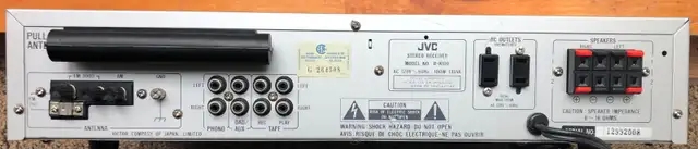JVC R-K100 STEREO RECEIVER in Stereo Systems & Home Theatre in Brockville - Image 3