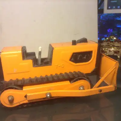 Vintage Tonka T-6 Bulldozer - Track Dozer 1970's, View more