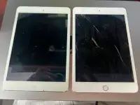 2 iPad Minis - cracked screen - fully functional otherwise