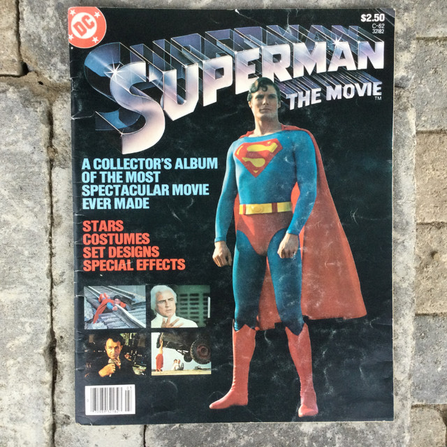 SUPERMAN The MOVIE Collectors Album Book by DC Comics 13" x 10" in Arts & Collectibles in Oshawa / Durham Region