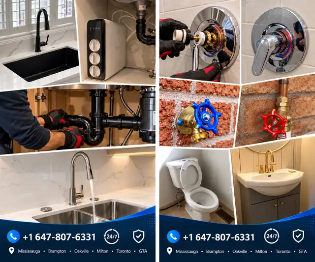 Licensed Plumber Brampton | Same Day Service | 24/7 Emergency