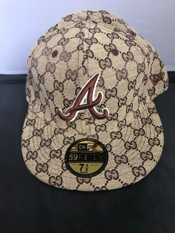 New Era Hat - Atlanta Braves - Gucci - 59 Fifty - MLB - Vintage