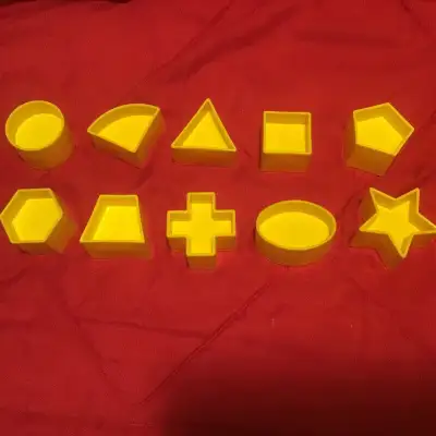 Vintage Tupperware blocks for Shape O ball, View more