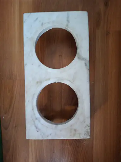 Pet bowl stand marble, View more