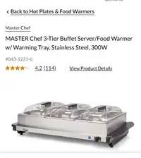 Master Chef Food Warmer