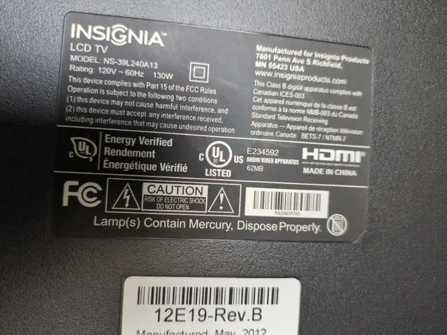 Insignia tv in TVs in Gatineau - Image 4