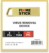 Fix Me Stick 3pc Virus Removal Device.Brand New $45.00