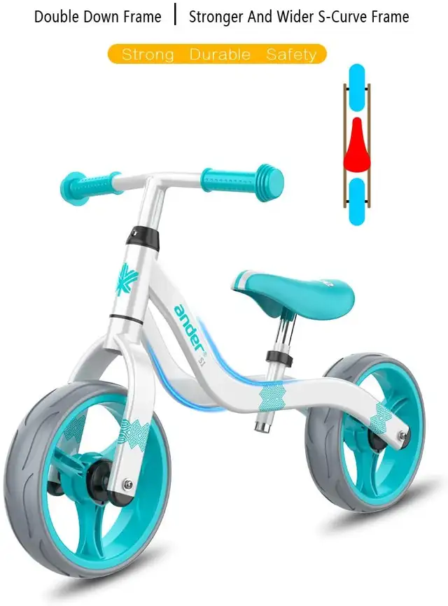Blue *NEW*  Kid Balance Bike, 10.5-inch wheels, Ultra-light in Kids in Ottawa - Image 4