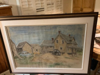 Vintage Original Charcoal on Paper  by Howard Berry