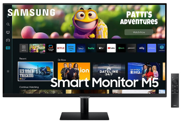 Samsung 32" M5 Smart Black UHD Monitor with Smart TV Apps in TVs in Calgary