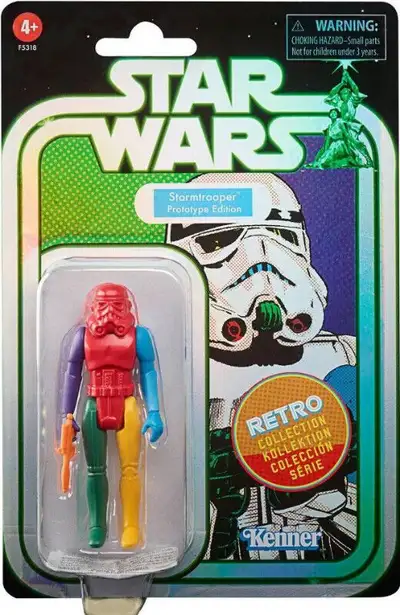 Star Wars Retro Stormtrooper Prototype Edition action figures by Kenner / Hasbro in unopened package...