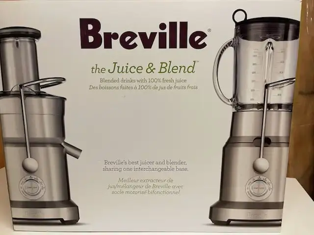 Breville BJB840XL Juice and Blend Dual-Purpose Juicer & Blender