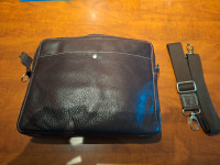 Roots Leather laptop bag