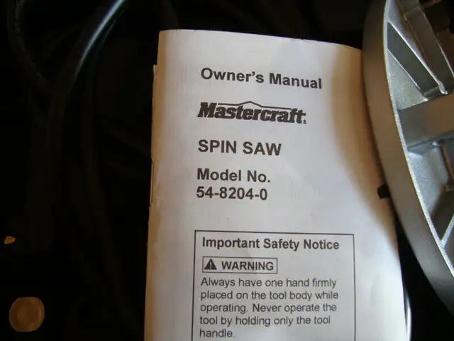 Mastercraft Spin Saw in Power Tools in Mississauga / Peel Region - Image 4