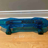 Blue Neon skateboard