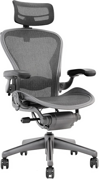 Herman miller aeron size b fully loaded with headrest, View more