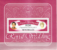 SEYCHELLES. ROYAL WEDDING(CHARLES&DIANA),1981.