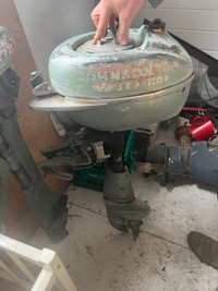 Johnson vintage boat motor 
