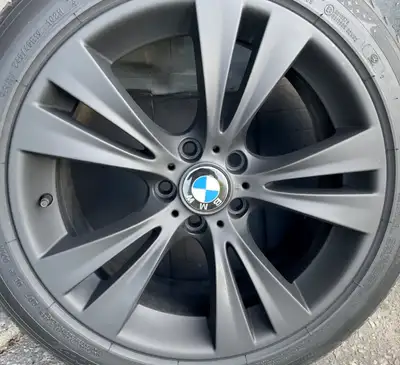 THE PRICE IS FIRM BMW 750, X3, X4, ( 5 X 120) 70% TIRES PIRELLIE, MICHELINE 5 X 120 72.6 ET38 , 8.5J...