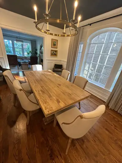 oak dining table, View more