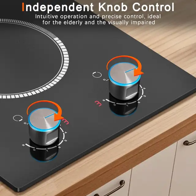 NEW Electric Cooktop 2 Burners,12 inch Built in Radiant Ceramic in Stoves, Ovens & Ranges in Markham / York Region - Image 4