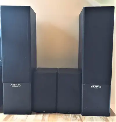 2 x Digital Pro Audio Model DPA SL-T 2.8 Tower Speakers Innovative Sound System ($200) ...