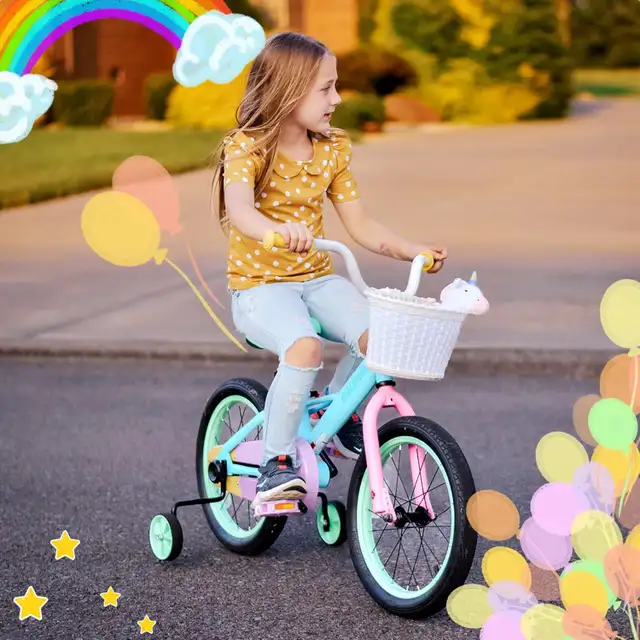 NEUF: Vélo pour enfants de 16 pouces avec roues d'entraînement in Other in Longueuil / South Shore - Image 7