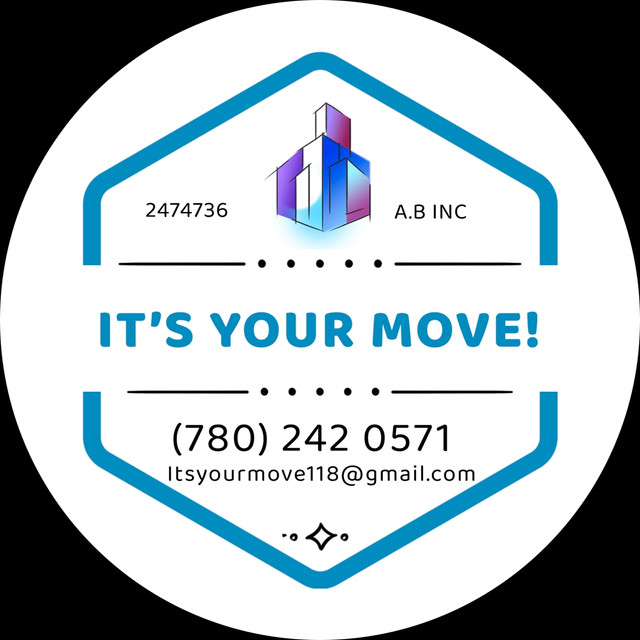 It's Your Move (Moving/Hauling) in Moving & Storage in Edmonton