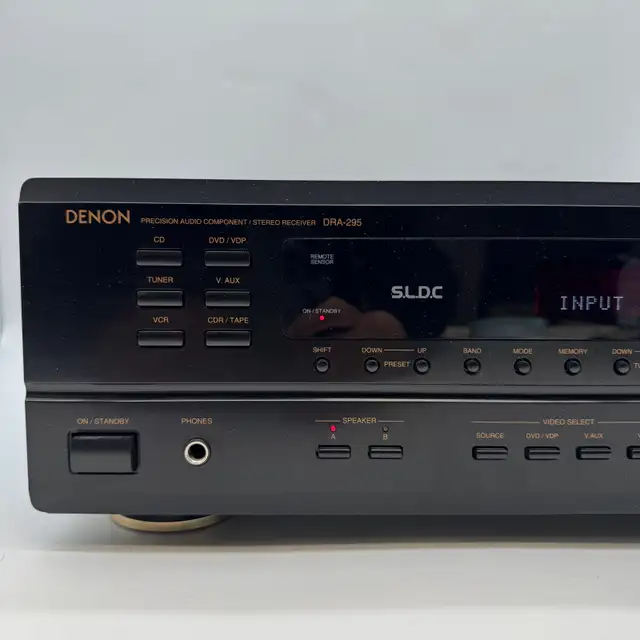 Vintage 1990s Denon DRA-295 Stereo Receiver Amplifier Hi-Fi Test in Stereo Systems & Home Theatre in City of Toronto - Image 3