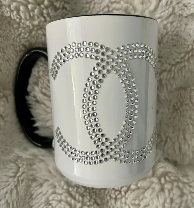 Chanel Inspired Ceramic Mug -New!64573398574083120
