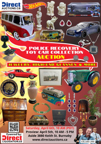 POLICE RECOVERY TOY COLLECTION AUCTION