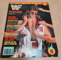 WWF Magazine - December 1991 - Shawn Michaels Cover