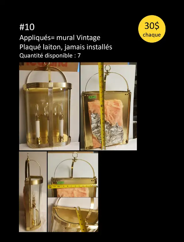 Applique Murale Vintage in Indoor Lighting & Fans in City of Montréal - Image 2