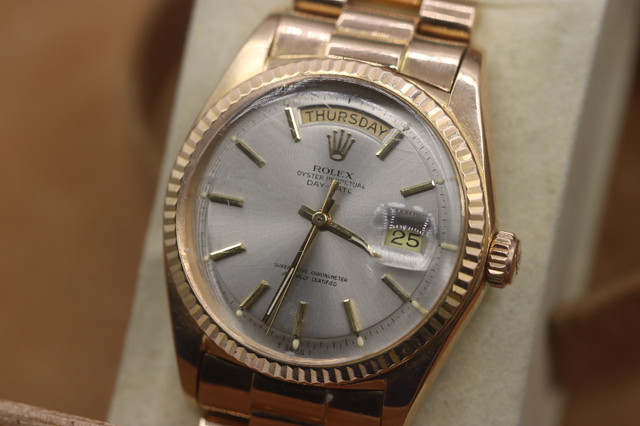 18KT Rolex Day Date President Model 1803 Circa 1971 w/ Box in Jewellery & Watches in City of Halifax