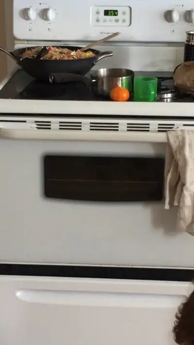 30” Glass smooth top white Frigidaire stove oven, View more