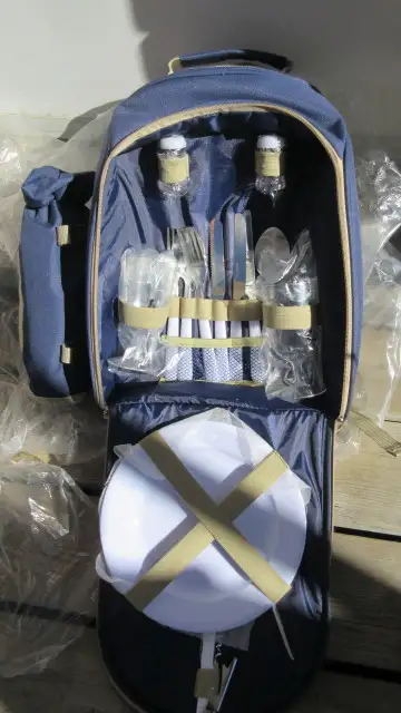 Insulated picnic backpack, View more