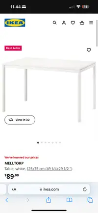 Urgent Sell IKEA Dining Table