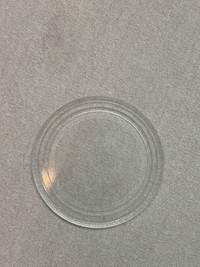 Microwave glass turntable plate / tray