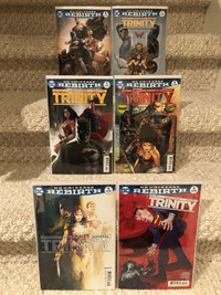 DC Comics Trinity (First story arc) Variant Covers #1-6