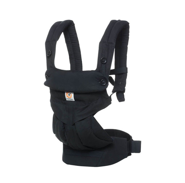 Ergo baby 360 COTTON BABY CARRIER - PURE BLACK in Strollers, Carriers & Car Seats in City of Toronto