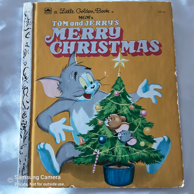 1954 MGM Tom & Jerry's Merry Christmas, Little Golden Book, View more