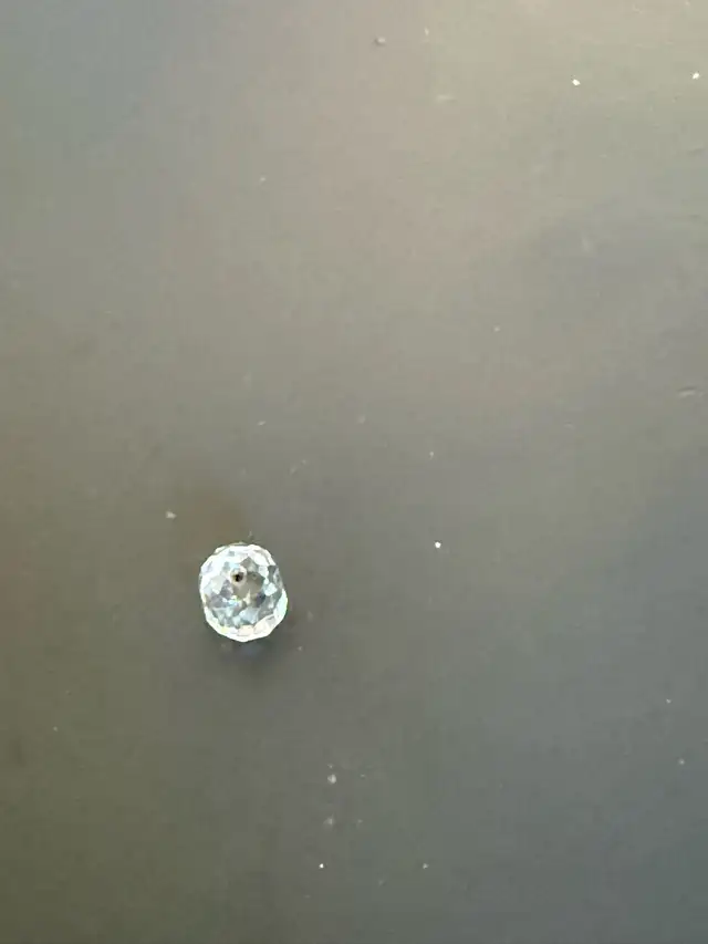 plastic bead found in the river569698538939361281