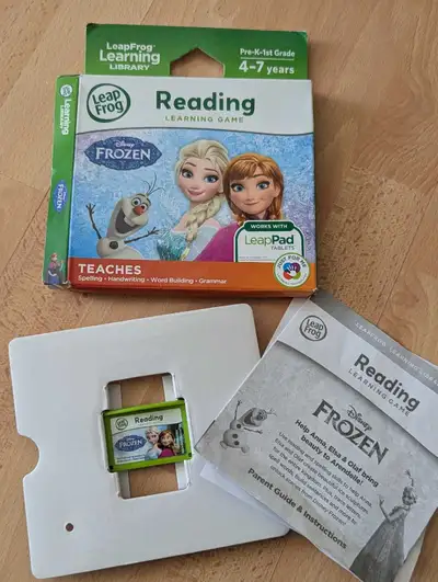 USED Leapfrog games. Disney Frozen, View more