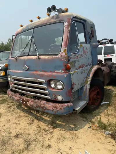 I have 4 tractor trailer cab overs for sale. They are in used condition white one hit a moose was ru...