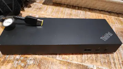 Lenovo Thunderbolt 3 Dock and 135W adapter, View more