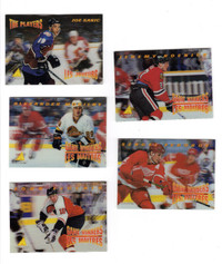 3D cards, Game Winners 14 cards, Stars 5, Future Winners 6