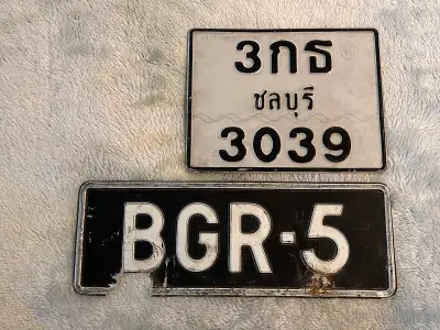 license plates - Finland and Thailand , View more