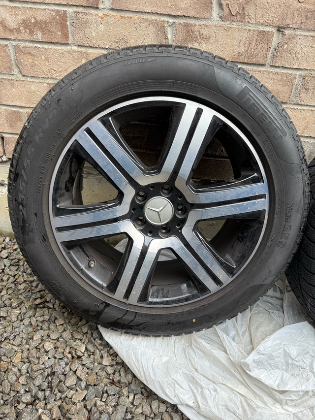 4x MB GLC 43 AMG 19" OEM RunFlat Winter Wheels Package in Tires & Rims in City of Toronto - Image 2