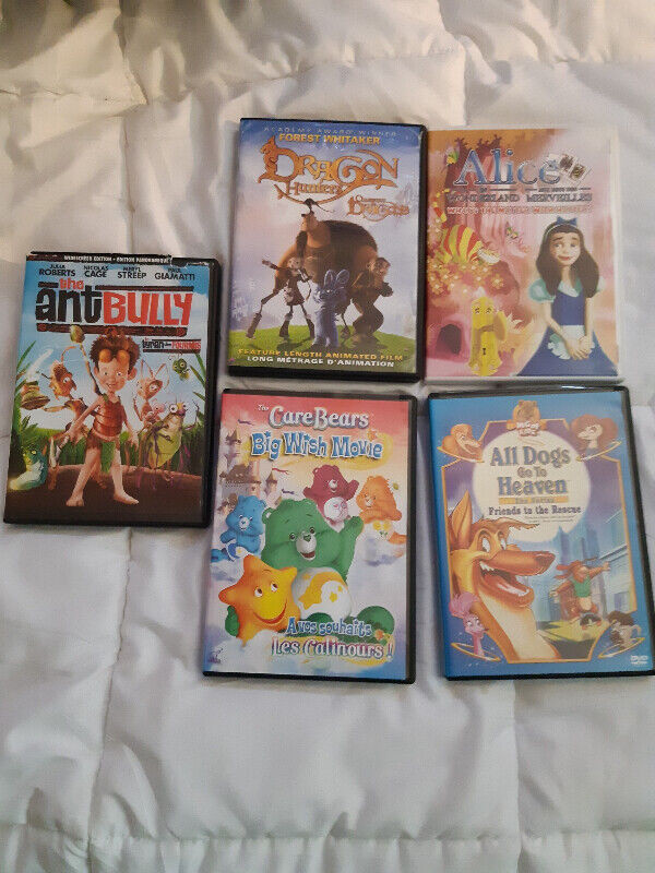 Lot de 5 Films DVD pour enfants dans CD, DVD et Blu-ray  à Longueuil/Rive Sud