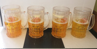 Beer Stein   Mugs - Set of    4 NEW